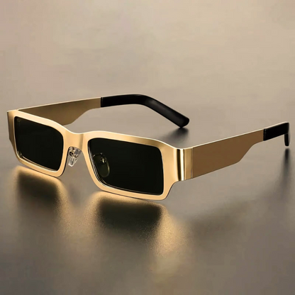 EMPORIO METAL SQUARE SUNGLASSES