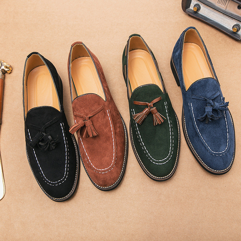 CHANCELLOR TASSEL SUEDE LOAFER