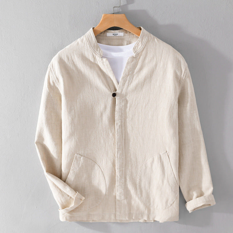 MILANO-CALOU COTTON LINEN JACKET