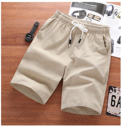 MARCO COTTON LINEN SHORTS