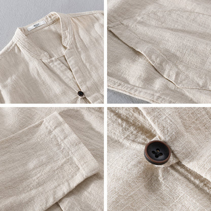 MILANO-CALOU COTTON LINEN JACKET