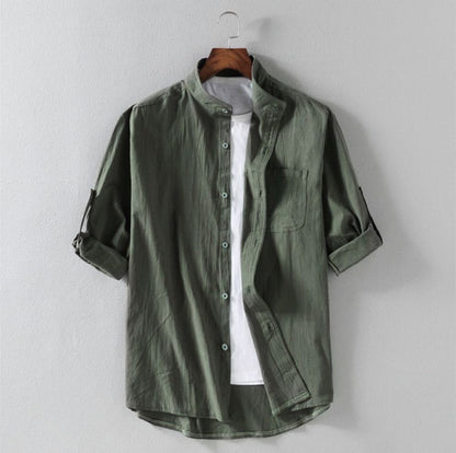 BEACHSIDE BREEZE LINEN SHIRT