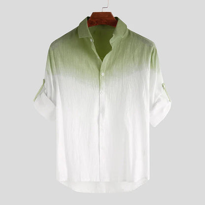 PRINCETON LINEN GRADIENT SHIRT