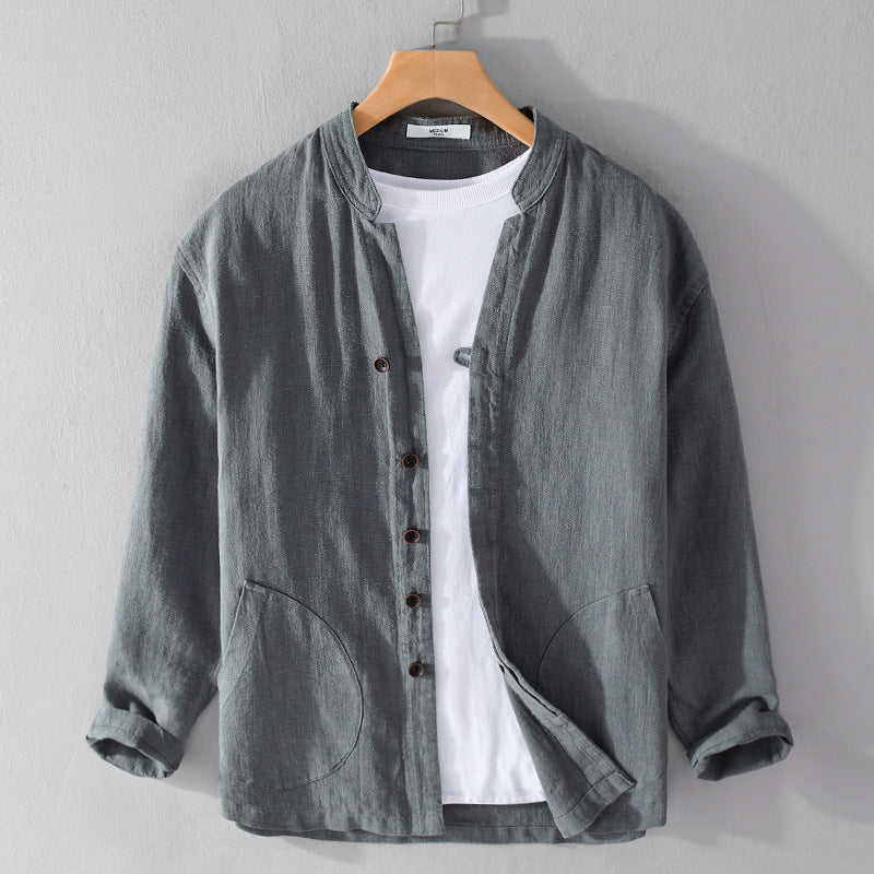 MILANO-CALOU COTTON LINEN JACKET