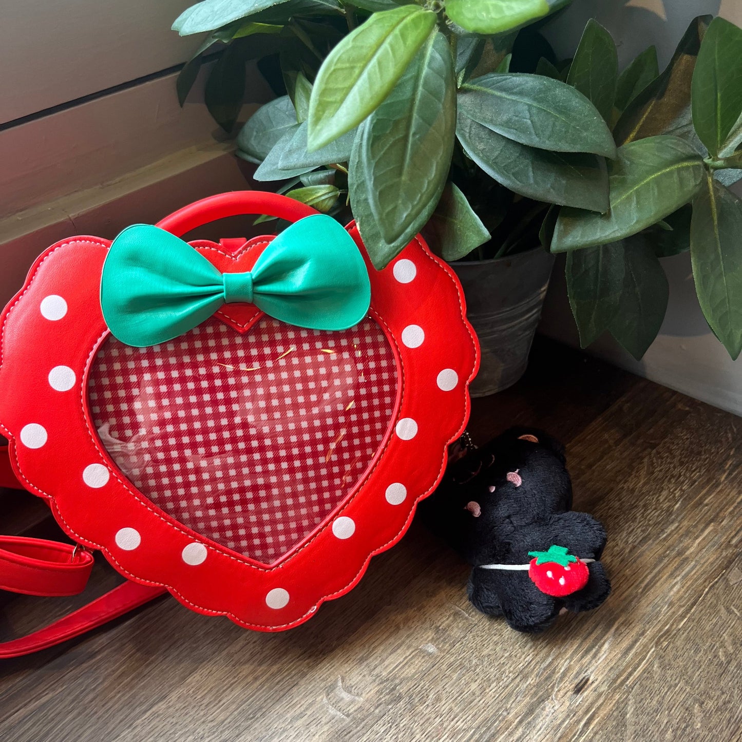 STRAWBERRY HEART ITA BAG - LIMITED EDITION