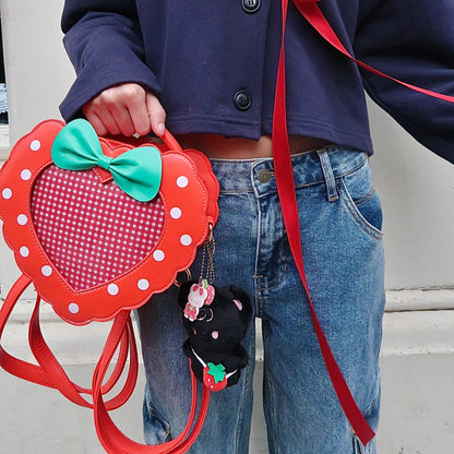 STRAWBERRY HEART ITA BAG - LIMITED EDITION