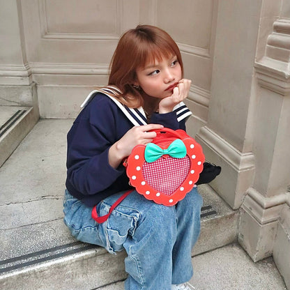 STRAWBERRY HEART ITA BAG - LIMITED EDITION