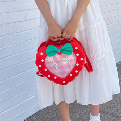 STRAWBERRY HEART ITA BAG - LIMITED EDITION