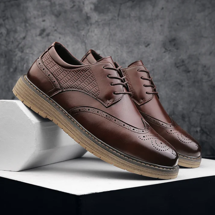 FRANCESCO LEATHER DRESS SHOES