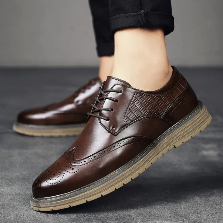 FRANCESCO LEATHER DRESS SHOES