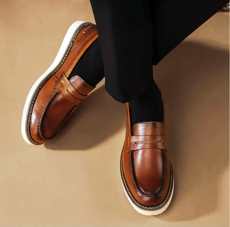 LUCIANNO LEATHER PENNY LOAFER