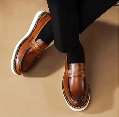 LUCIANNO LEATHER PENNY LOAFER