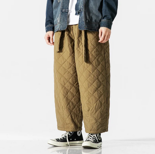 FELIX QUILTED PUFFER SWEATPANTS