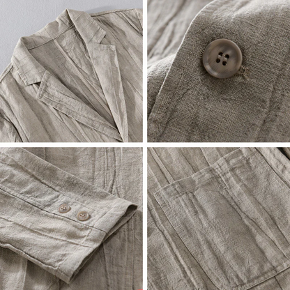 RUSSEL-ETROU COTTON LINEN JACKET