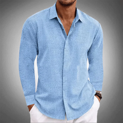 GIO LORENZO SIGNATURE LINEN SHIRT