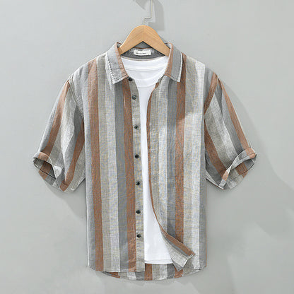 SUNSET SURF HEMP-DYED SHIRT