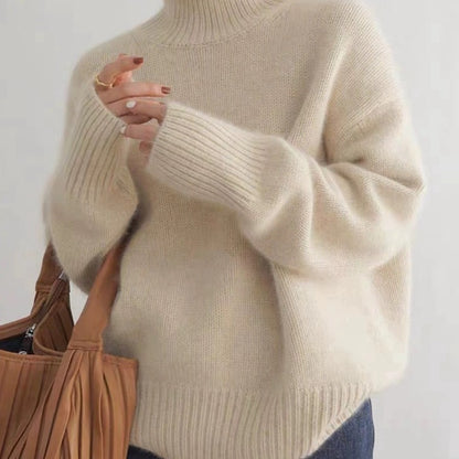 Beige SOPHIA GRACE CASHMERE SWEATER