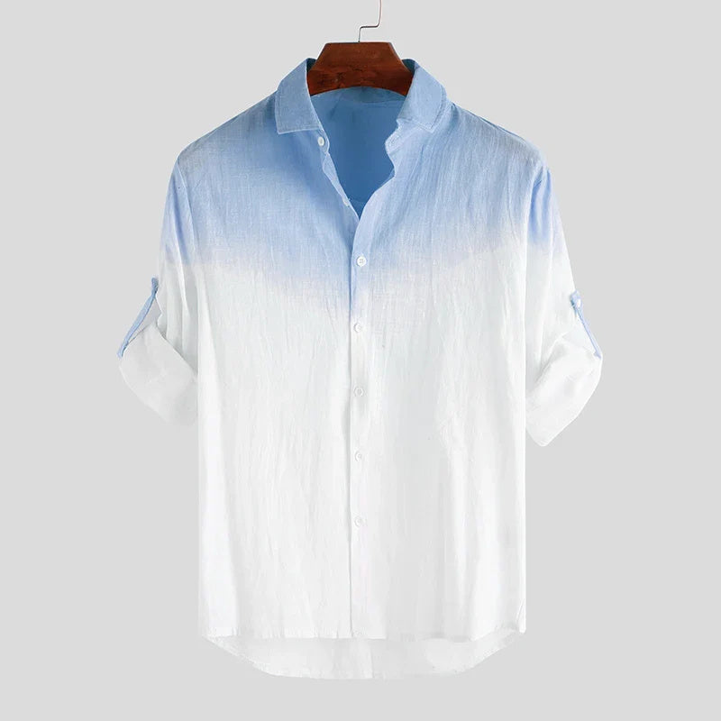 PRINCETON LINEN GRADIENT SHIRT