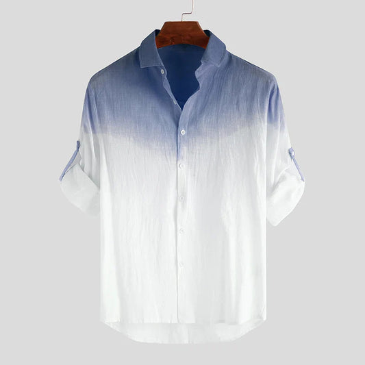 PRINCETON LINEN GRADIENT SHIRT