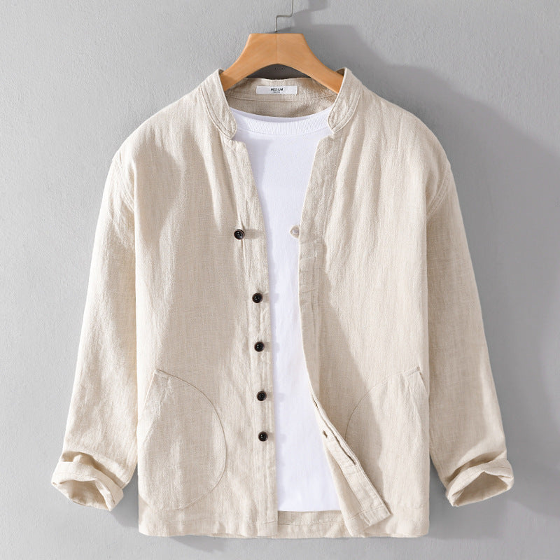 MILANO-CALOU COTTON LINEN JACKET