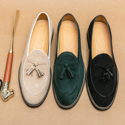 NAPELLO TASSEL SUEDE LOAFER