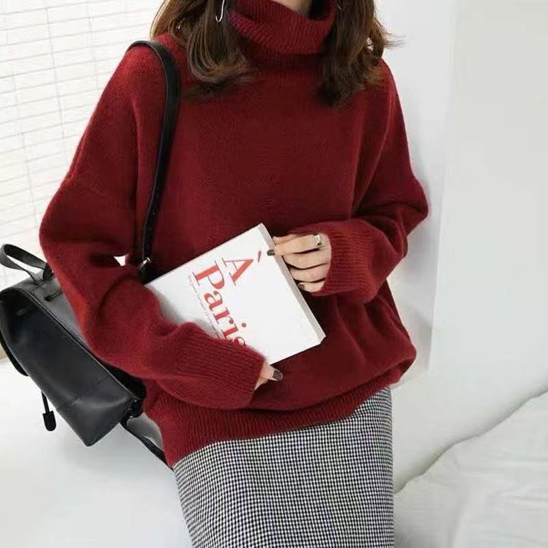 Red SOPHIA GRACE CASHMERE SWEATER