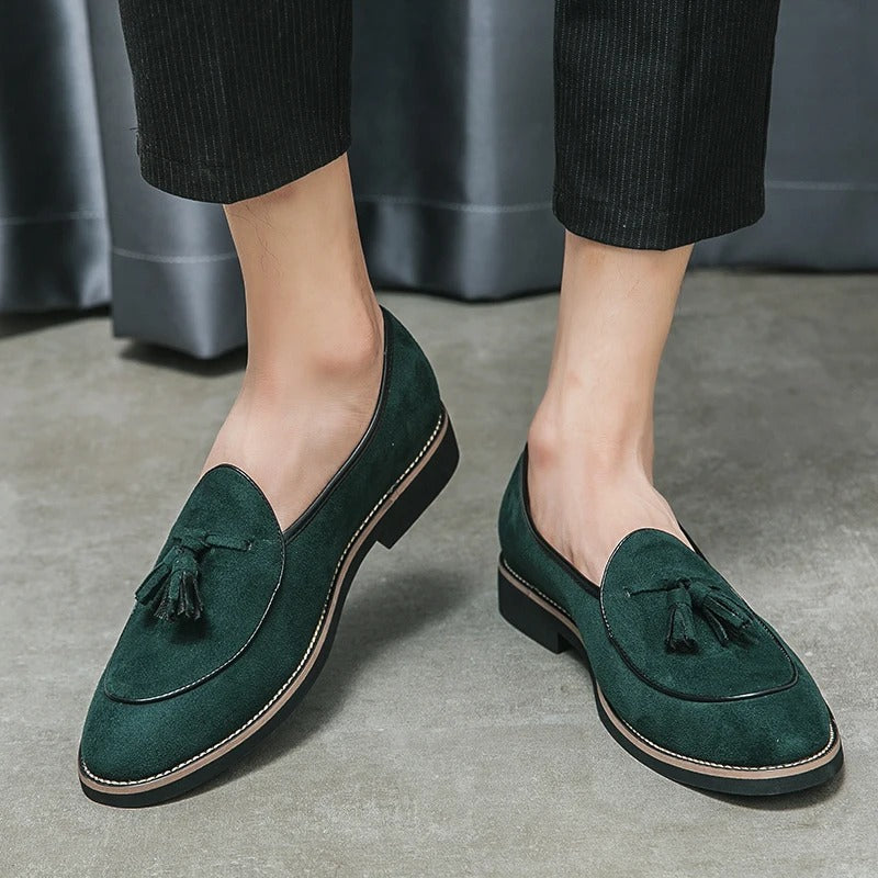 NAPELLO TASSEL SUEDE LOAFER