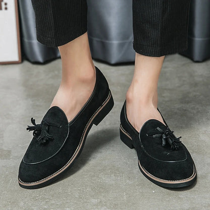 NAPELLO TASSEL SUEDE LOAFER