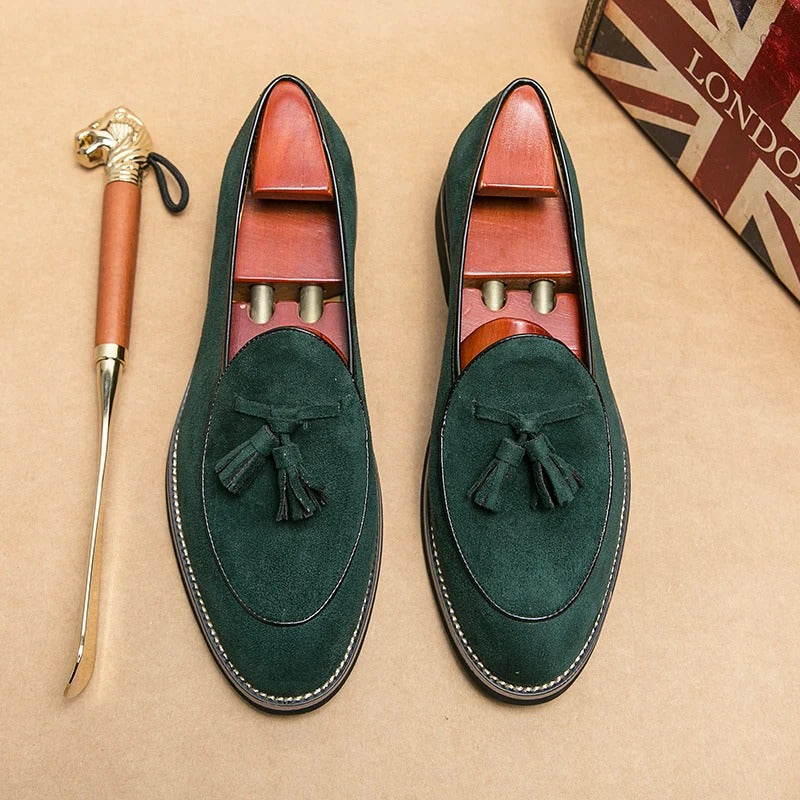 NAPELLO TASSEL SUEDE LOAFER