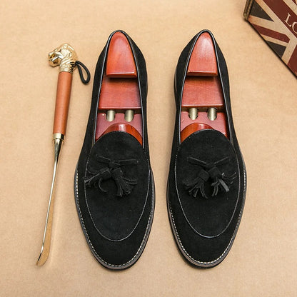 NAPELLO TASSEL SUEDE LOAFER